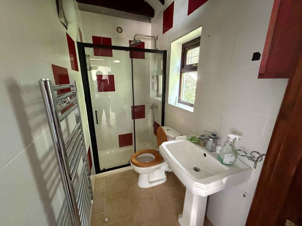 Lot: 163 - DETACHED DWELLING WITH PERMISSION FOR RESIDENTIAL USE AND EXTENSION IN DESIRABLE LOCATION - Shower room with W.C.